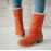 Comfortable Soft Slip On Chunky Heel Snow Boots Footwear