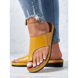 Women Casual Low Heel Open Toe Casual Sliver Sandals