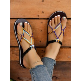 Braided Strap Beach Flip-flops