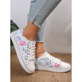 Fashion Floral Ultralight Breathable Sports Canvas Shoes