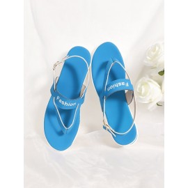 Soft Platform Thong Sandals