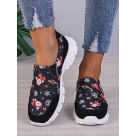 Sports Color Block Wearable Slip On Flat Heel Slip On Printing