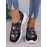 Sports Color Block Wearable Slip On Flat Heel Slip On Printing