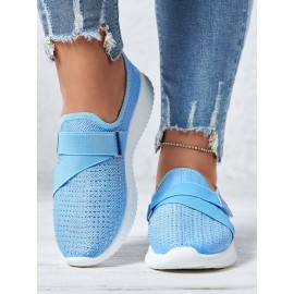 Rhinestone Flyknit Breathable Upper Sneakers