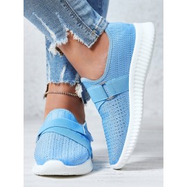 Rhinestone Flyknit Breathable Upper Sneakers