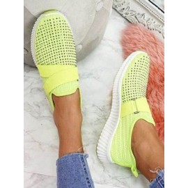 Rhinestone Flyknit Breathable Upper Sneakers