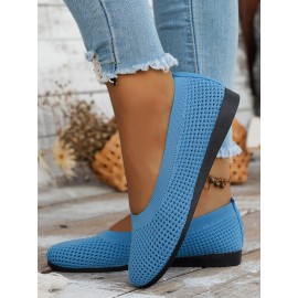 Breathable Hollow out Mesh Fabric Casual Shallow Shoes