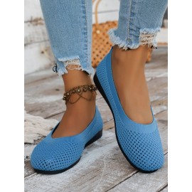 Breathable Hollow out Mesh Fabric Casual Shallow Shoes