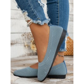 Breathable Hollow out Mesh Fabric Casual Shallow Shoes