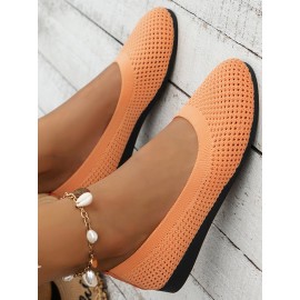 Breathable Hollow out Mesh Fabric Casual Shallow Shoes