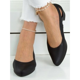 Waterproof Hollow Out Block Heel Beach Shoes