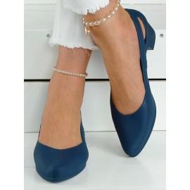 Waterproof Hollow Out Block Heel Beach Shoes