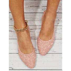 Waterproof Floral Wedge Heel Slingback Shallow Shoes